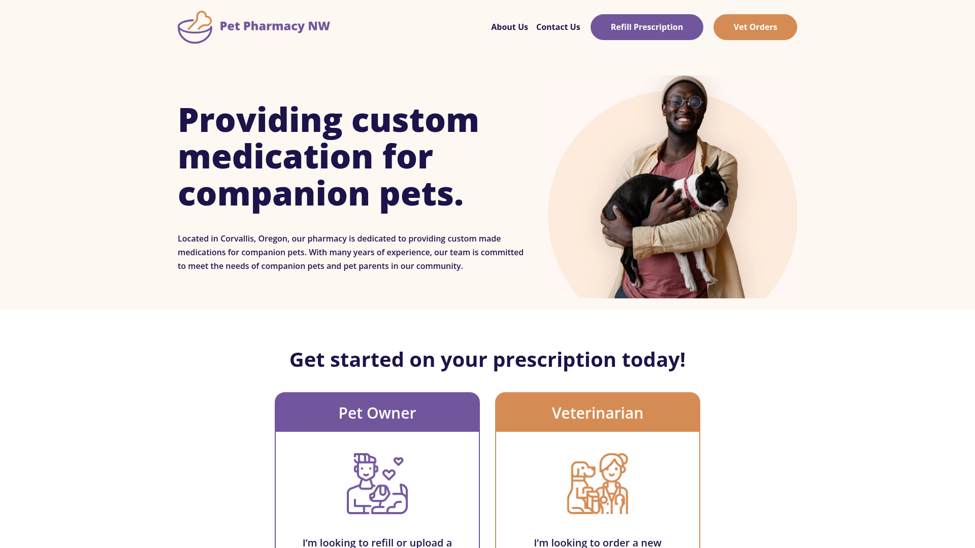 Pet Pharmacy NW website